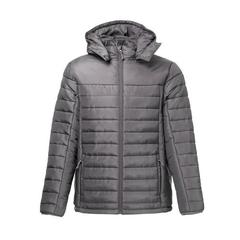 Vue Veste à capuche pour homme - Thc shield de couleur gris| Krokrodeal