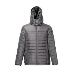 Vue Veste à capuche pour homme - Thc shield de couleur gris| Krokrodeal