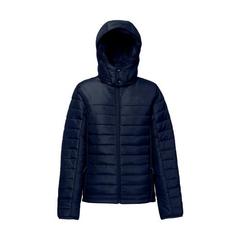 Vue Veste à capuche pour femme - Thc shield women de couleur bleu| Krokrodeal