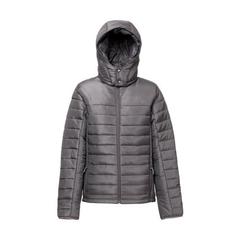 Vue Veste à capuche pour femme - Thc shield women de couleur gris| Krokrodeal