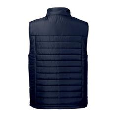 Vue Gilet rembourré sans manche (unisexe) - Thc cloud de couleur bleu| Krokrodeal