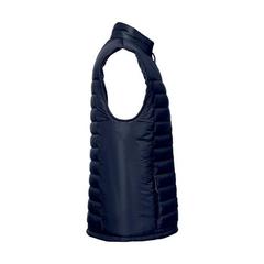 Vue Gilet rembourré sans manche (unisexe) - Thc cloud de couleur bleu| Krokrodeal