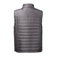Vue Gilet rembourré sans manche (unisexe) - Thc cloud de couleur gris| Krokrodeal