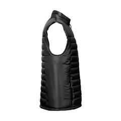 Vue Gilet rembourré sans manche (unisexe) - Thc cloud de couleur noir| Krokrodeal