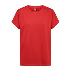 Vue T-shirt à coupe régulière pour femme - Thc sofia regular de couleur rouge| Krokrodeal