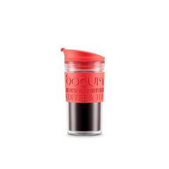 Vue Mug de voyage 350ml - Travel mug 350 de couleur rouge| Krokrodeal
