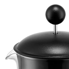 Vue Cafetière à pistons 350ml - Brazil 350 de couleur noir| Krokrodeal