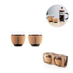 Vue générale Tasses en verre 100ml - Pavina 100 | Krokrodeal