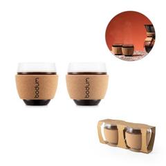 Vue générale Tasses en verre 350ml - Pavina 350 | Krokrodeal