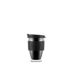 Vue Mug de voyage 250ml - Joycup double 250 de couleur noir| Krokrodeal