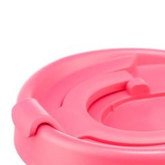 Vue Mug de voyage 250ml - Joycup double 250 de couleur rose| Krokrodeal