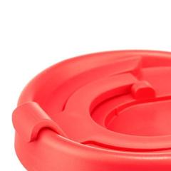 Vue Mug de voyage 250ml - Joycup double 250 de couleur rouge| Krokrodeal