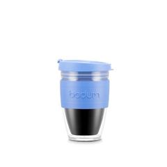 Vue Mug de voyage 250ml - Joycup 250 de couleur bleu| Krokrodeal