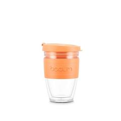 Vue Mug de voyage 250ml - Joycup 250 de couleur orange| Krokrodeal