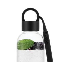 Vue Bouteille en tritan - Melior de couleur noir| Krokrodeal