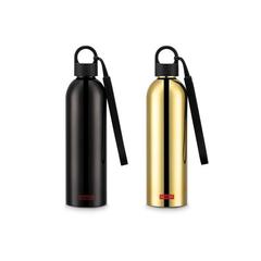 Vue générale Bouteille d'eau double paroi 500ml - Melior steel | Krokrodeal