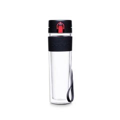 Vue Bouteille en plastique 450ml - Bistro 450 de couleur noir| Krokrodeal