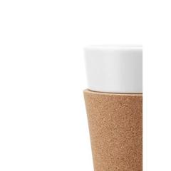 Vue Ensemble de 2 mugs 300 ml - Bistro 300 de couleur beige| Krokrodeal