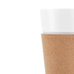 Vue Ensemble de 2 mugs 600 ml - Bistro 600 de couleur beige| Krokrodeal