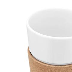 Vue Ensemble de 2 mugs 600 ml - Bistro 600 de couleur beige| Krokrodeal