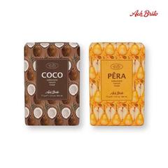 Vue générale Savons à base de savon végétal et enrichis à l'huile de coco (75 g) - Frutados i | Krokrodeal