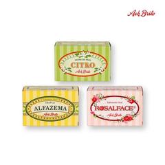 Vue générale Savons en forme de galets (150g) - Flores | Krokrodeal