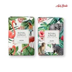 Vue générale Savons enrichis à l'argile verte (160g) - Royal jungle | Krokrodeal