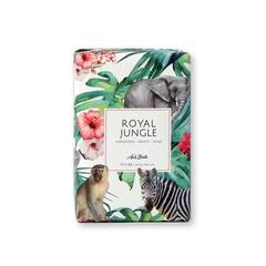 Vue Savons enrichis à l'argile verte (160g) - Royal jungle de couleur gris| Krokrodeal