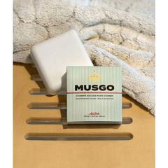 Vue générale Shampooing parfumé pour hommes (150g) - Musgo ii | Krokrodeal