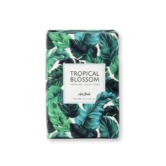 Vue Savons enrichis à l'huile d'olive (160g) - Tropical blossom de couleur vert| Krokrodeal