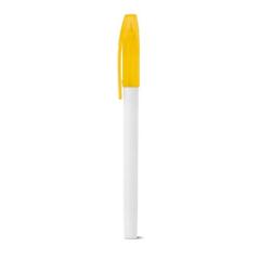 Vue Stylo en PP avec corps vide - Jade de couleur jaune| Krokrodeal