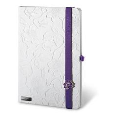 Vue générale Bloc-notes - Lanybook innocent passion white | Krokrodeal