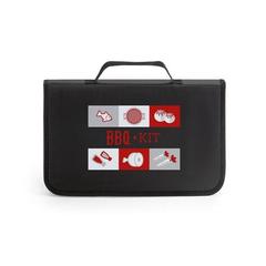 Vue Ensemble de 5 pièces pour barbecue en bois et acier inoxydable - Flare de couleur noir| Krokrodeal