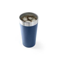 Vue Tasse de voyage en acier inoxydable 540 ml - Grace de couleur bleu| Krokrodeal