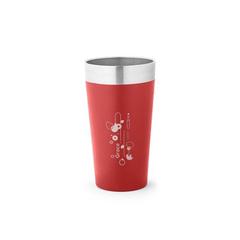 Vue Tasse de voyage en acier inoxydable 540 ml - Grace de couleur rouge| Krokrodeal