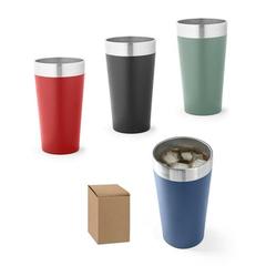 Vue générale Tasse de voyage en acier inoxydable 540 ml - Grace | Krokrodeal