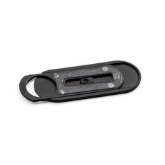 Vue Protecteur de webcam en PP - Hide de couleur noir| Krokrodeal
