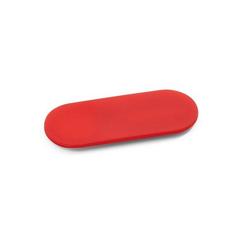 Vue Protecteur de webcam en PP - Hide de couleur rouge| Krokrodeal