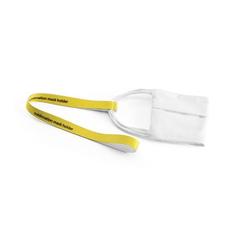 Vue Modèles standard - Sublimation mask holder set de couleur blanc| Krokrodeal