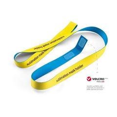 Vue Modèles standard - Sublimation mask holder duo set de couleur blanc| Krokrodeal
