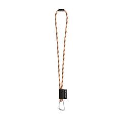 Vue Modèles standard - Lanyard tube long set ii de couleur marron| Krokrodeal