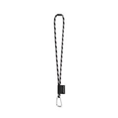 Vue Modèles standard - Lanyard tube long set ii de couleur noir| Krokrodeal