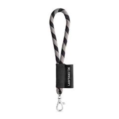 Vue Modèles standard - Lanyard tube short set de couleur noir| Krokrodeal