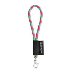Vue Modèles standard - Lanyard tube short set de couleur vert| Krokrodeal