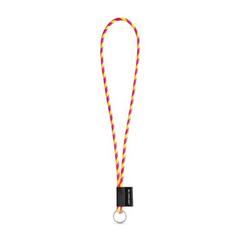 Vue Modèles standard - Lanyard tube long set i de couleur jaune| Krokrodeal