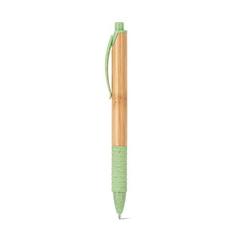 Vue Stylo en bambou avec clip antidérapant - Kuma de couleur vert| Krokrodeal