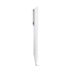 Vue Stylo avec clip et mécanisme twist - Boop de couleur blanc| Krokrodeal