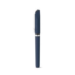 Vue Stylo à bille ABS avec clip métallique - Bolt de couleur bleu| Krokrodeal