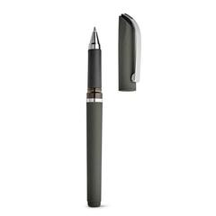 Vue Stylo à bille ABS avec clip métallique - Bolt de couleur gris| Krokrodeal