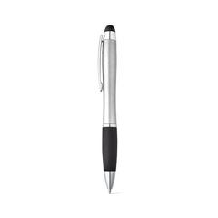 Vue Stylo à bille avec logo rétroéclairé - Helios de couleur gris| Krokrodeal